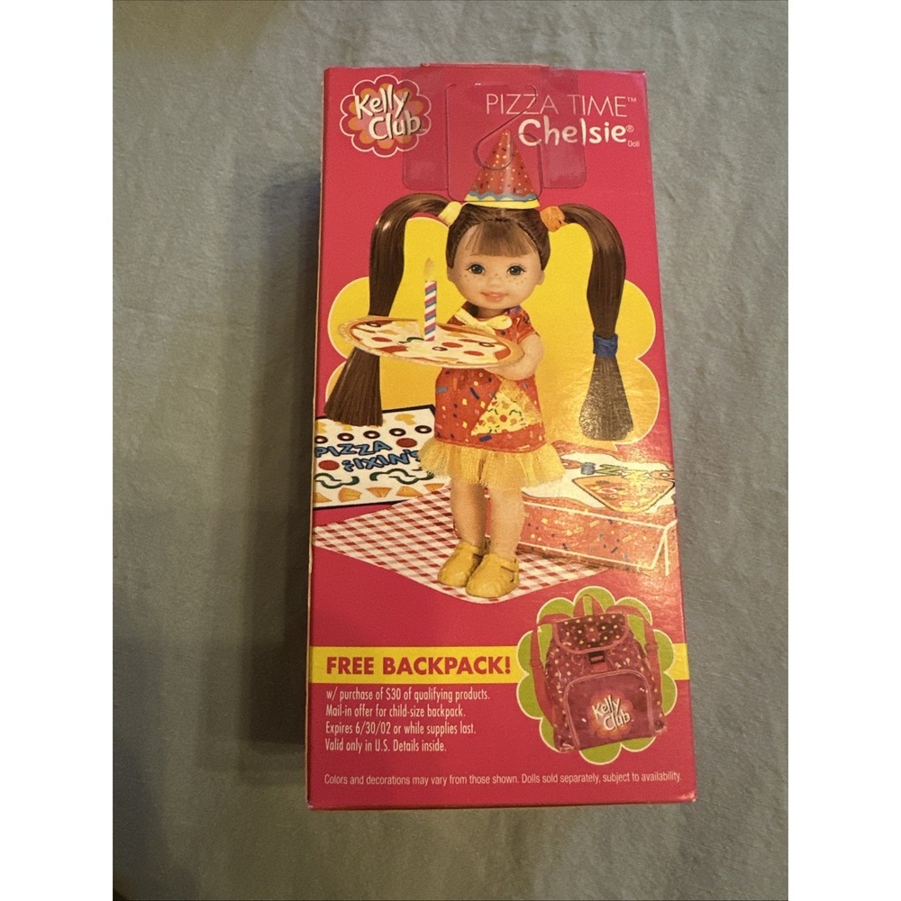 Kelly Club Pizza Time Chelsie Mattel Barbie Doll - Picture 3 of 8
